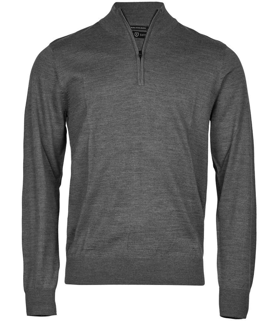 Tee Jays Mens Half Zip Knit