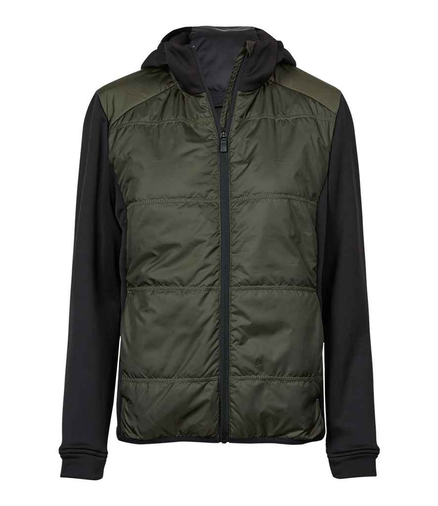 Tee Jays Lds Hybrid Stretch Hooded Jkt