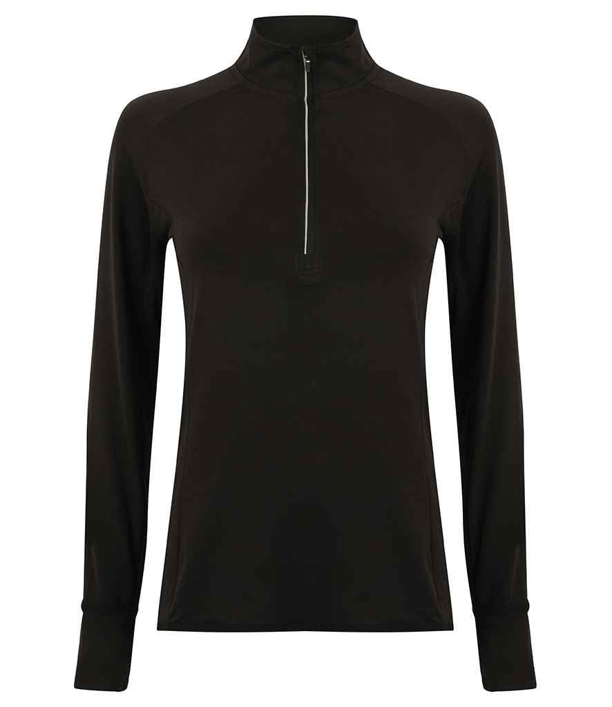 Tombo Lds L/S 1/4 Zip Top
