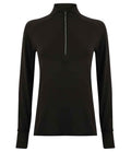Tombo Lds L/S 1/4 Zip Top