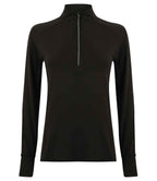 Tombo Lds L/S 1/4 Zip Top