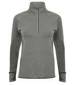Tombo Lds L/S 1/4 Zip Top