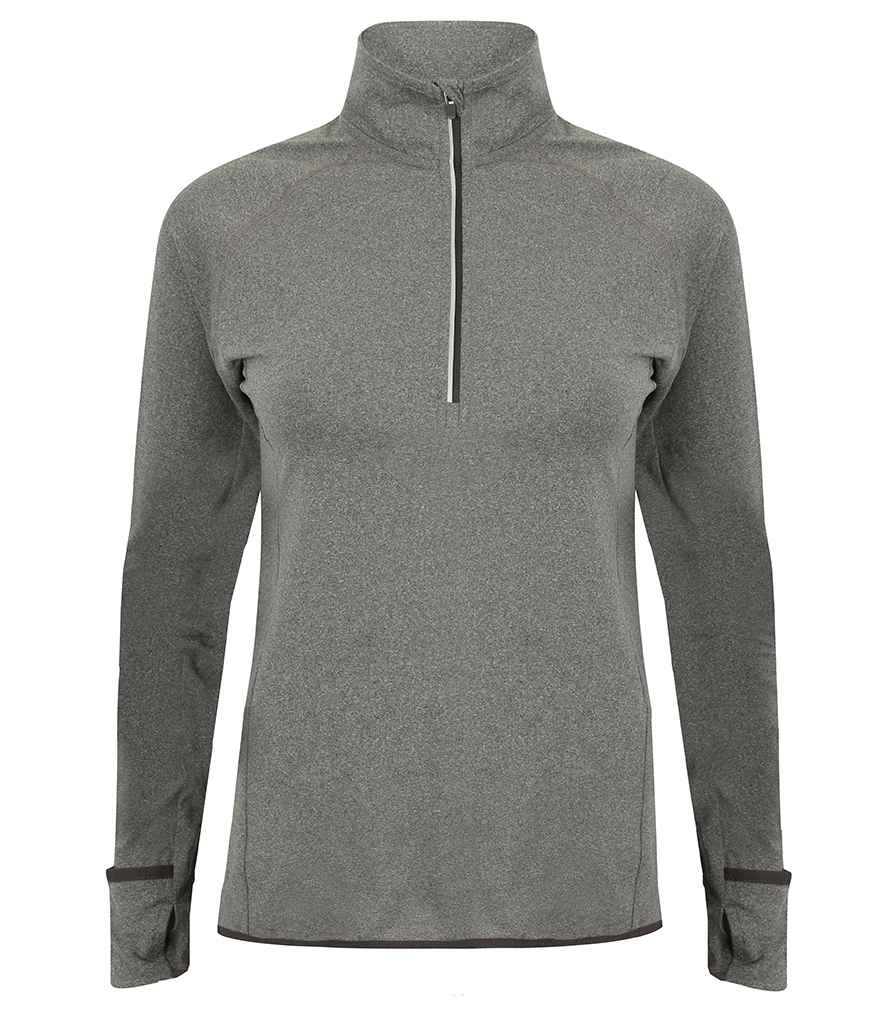 Tombo Lds L/S 1/4 Zip Top