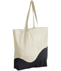 W Mill Organic Cotton Wave Print Maxi Tote