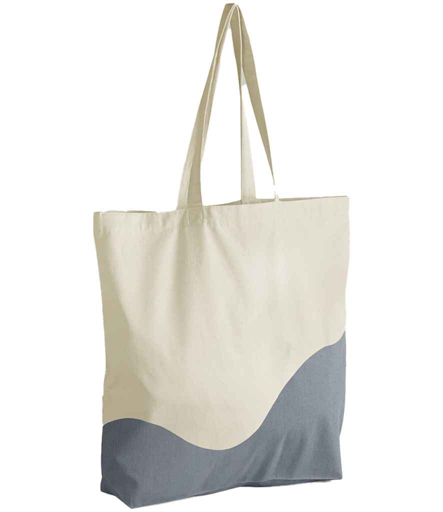 W Mill Organic Cotton Wave Print Maxi Tote
