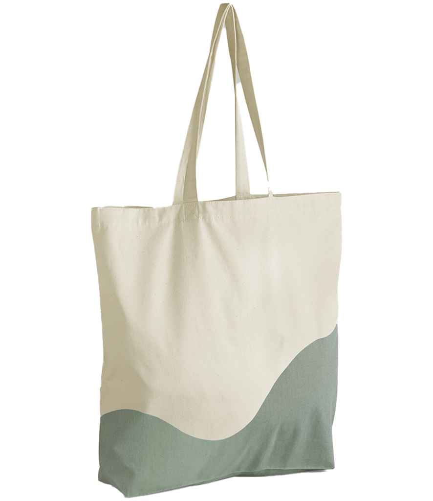 W Mill Organic Cotton Wave Print Maxi Tote