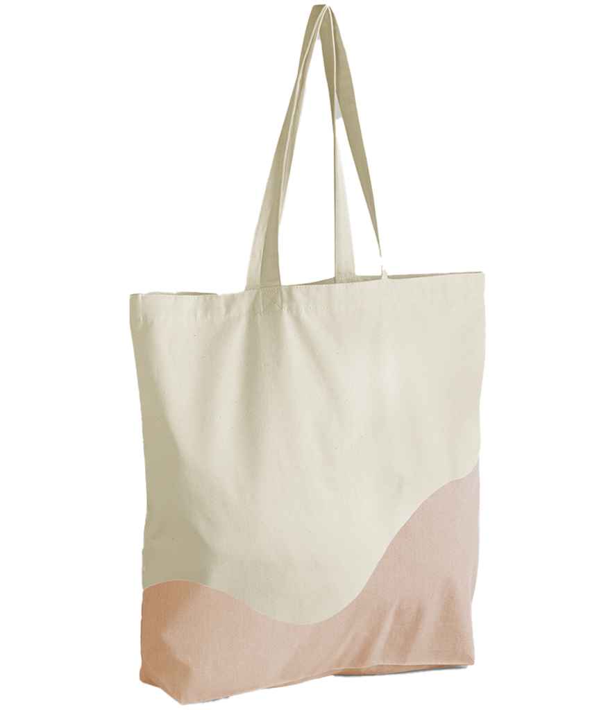 W Mill Organic Cotton Wave Print Maxi Tote
