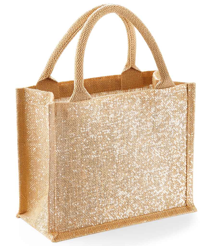 W Mill Shimmer Jute Mini Gift Bag