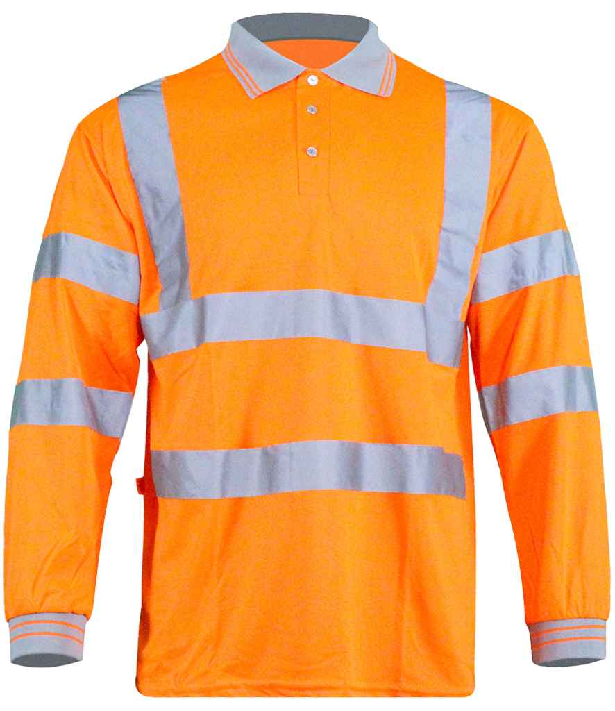 Warrior High Vis L/S Polo