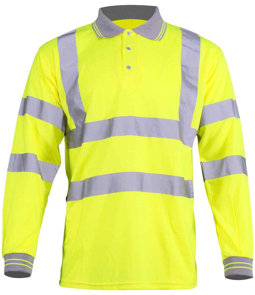 Warrior High Vis L/S Polo