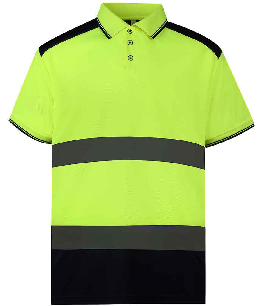 Yoko 2-Tone S/S Polo Shirt