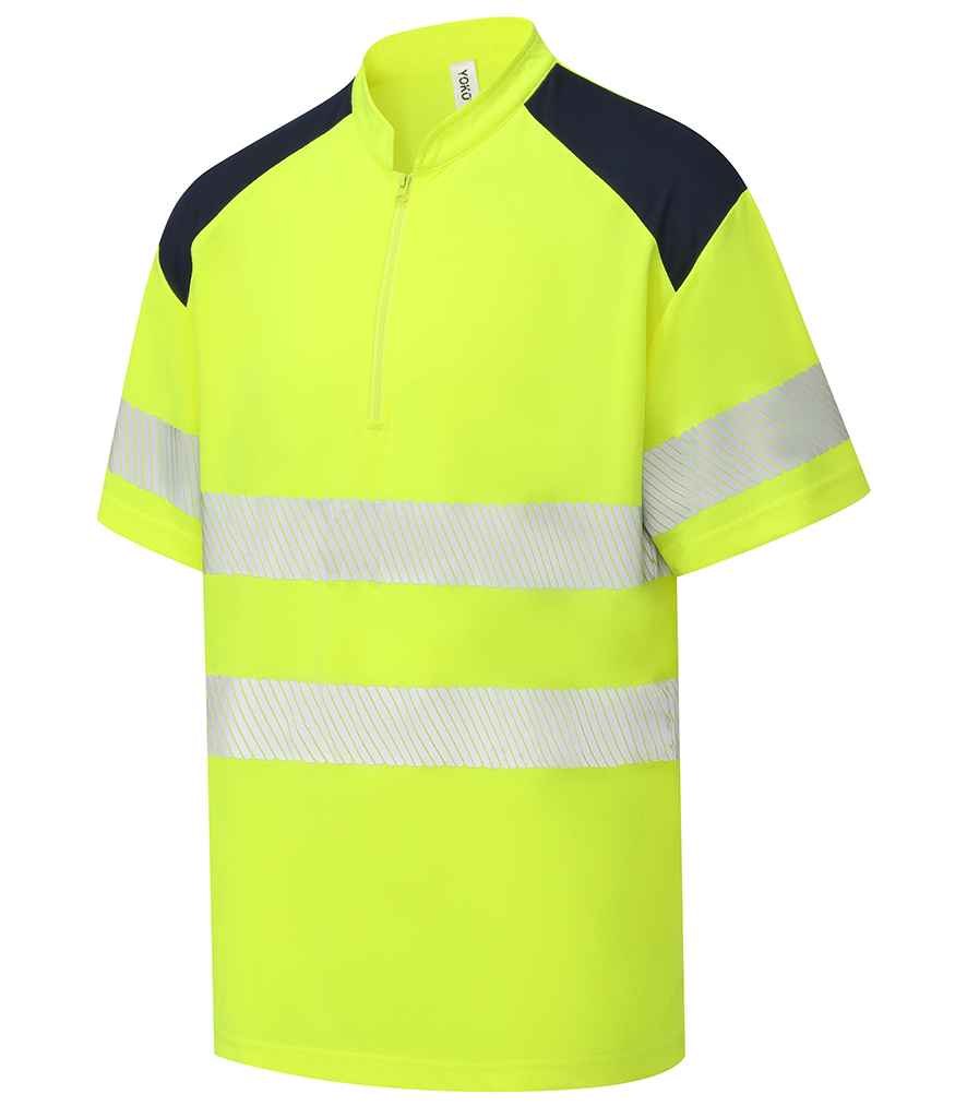 Yoko Mandarin Collar Zip Polo